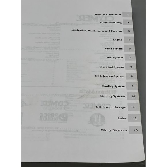 Clymer Sea-D00 W809-3 Shop Manual 1988-1996 Maintenance Repair book READ - Picture 6 of 15